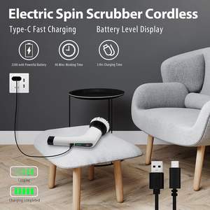 Cepillo Eléctrico de Limpieza <span class=keywords><strong>7</strong></span> en 1, Cepillo Giratorio Eléctrico para Limpieza del Hogar, para Baño - Product Image 3