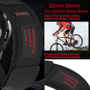 <span class=keywords><strong>Bracelet</strong></span> à boucle en nylon Quick Fit 22mm 26mm pour Garmin <span class=keywords><strong>Fenix</strong></span> 8 E 7 7X 6 <span class=keywords><strong>6X</strong></span> 5X 5Plus Tactix 8 Correa <span class=keywords><strong>Fenix</strong></span> 8 <span class=keywords><strong>Pro</strong></span> Band 47mm 51mm - Product Image 3