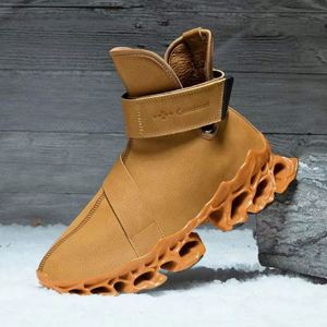 Autumn and Winter New Men's <b>Boots</b> <b>Leather</b> <b>Boots</b> <b>Work</b> <b>Boots</b> - Product Image 4