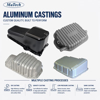 Bac de récupération d'huile moteur en alliage d'aluminium sur mesure avec ailettes de refroidissement, moulage basse pression pour pièces de transmission automobile