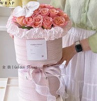Vente en gros de papier d'emballage de fleurs DIY, Bouquet de papier