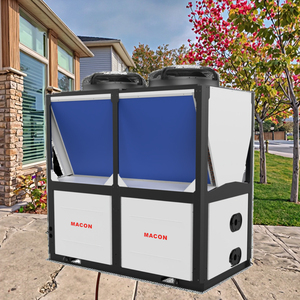 113KW <span class=keywords><strong>95</strong></span> ℃ EVI DC Inversor Alta temperatura Fuente de aire de dos etapas Bomba de calor Calentador de agua Alimentado por energía eléctrica para calentar agua caliente - Product Image 3