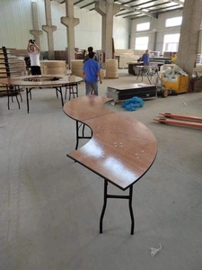 Mesa Serpentina Plegable en Forma de S al por Mayor para Hoteles, Comedores, Eventos al Aire Libre y Escuelas, <span class=keywords><strong>Muebles</strong></span> de Madera para Hoteles - Product Image 6