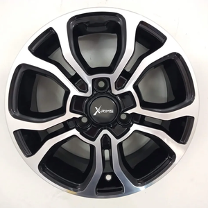 <span class=keywords><strong>Jantes</strong></span> en alliage X-RIMS 14x4.5 3x100 5 branches en maille noir brillant avec face usinée ET37 pour Daihatsu Hijet - Product Image 2