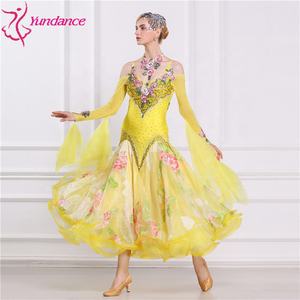 Haute qualité salle de bal robes de <span class=keywords><strong>danse</strong></span> de concurrence internationale standard robe de <span class=keywords><strong>danse</strong></span> de salon à vendre B-16184 - Product Image 3