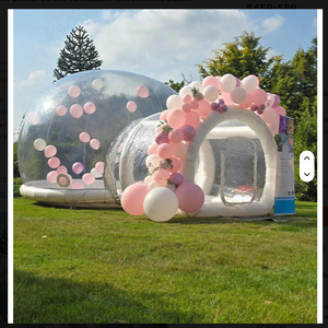 Balon kubah kristal tiup bening raksasa rumah menyenangkan indah tenda gelembung Rumah gelembung tiup transparan untuk pesta anak-anak - Product Image 3