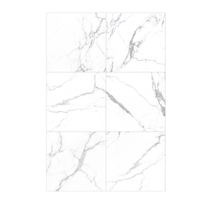 Carreaux de sol en porcelaine de luxe effet marbre blanc 600x600, importés de Dubaï, double vitrage, Piso Porcelanato, carreaux de sol vitrifiés émaillés - Product Image 6