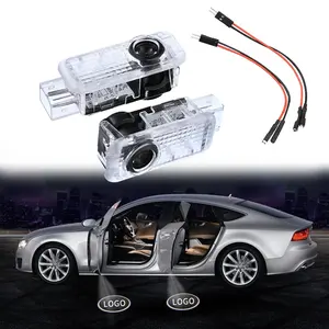 Luz LED para porta de carro, 12V, LED HD, projetor de logotipo, luz de advertência para portas, projetor automotivo para carros BMW Mini R55, ideal para venda