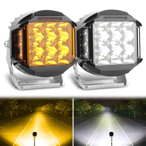 Wholesale 12v 24v 45w high beam DRL Angle eye ip67 led driver light pod led working light Jeep off-road running light