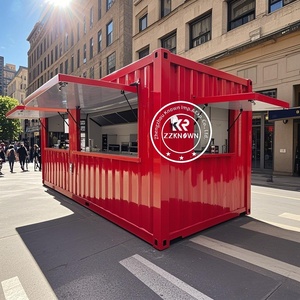 Precio al por mayor Prefab Container Cafe Shipping Container Coffee Shop Container Coffee Cafe Shop Bar Restaurante con cocina - Product Image 1