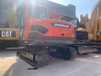 Le plus populaire petite mini pelle de 7,5 tonnes de marque Doosan bien vendue DX75-9C Doosan d'occasion en stock en bon état à vendre
