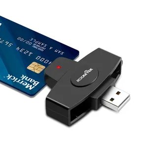 CAC-lector de tarjetas de acceso común, escritor emv iso 7816, usb, atm, chip de identificación, lector de tarjetas