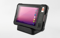 Tablette PC industrielle robuste Android 4G avec lecteur d'empreintes digitales biométrique 8 pouces, NFC, RFID, scanner 2D, batterie 8000 mAh, IP68