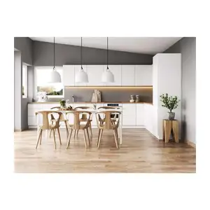 Luxo e Elegante Clássico Solid Wood Kitchen Cabinet Designs Big Kitchen Cabinet Set