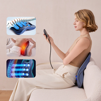 Masseur électrique lombaire Alphay avec étirement dynamique, massage par impulsions électriques ciblées et compresse chaude douce