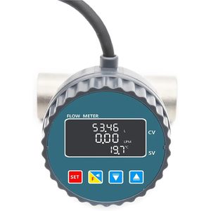 Débitmètre numérique CNYJSOZNO en acier inoxydable, fileté 1/2 pouce, capteur de liquide d'eau IP65, affichage électronique haute précision - Product Image 5