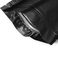 Sac plat en aluminium Mylar à fermeture éclair pour échantillons, 100 unités, pochette à fermeture éclair pour les snacks de café, bonbons, thé et poudre, sac de cadeau de rangement