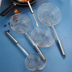 Colador de clase alta, 2 uds., filtro para freír aceite, Clip para alimentos fritos, utensilio de pinzas para reposterí<span class=keywords><strong>a</strong></span>, utensilios de cocina, Proveedores Profesionales Kangkai - Product Image 1