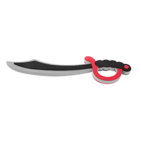 Épée de pirate en mousse pour enfants, jouet réaliste pour jeu de rôle