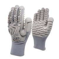 Gants TPE anti-choc pour le forage dans les mines de charbon, les scies électriques et la protection contre les impacts des objets lourds et les vibrations
