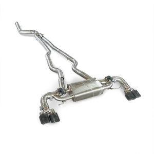 Système d'échappement Cat Back de performance de course Toyota Supra A90 3.0T 2019-2024 avec soupape électronique et embout en fibre de carbone - Product Image 2