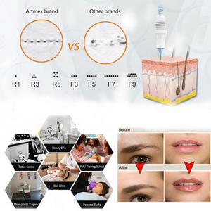 شفاه مثيرة تلوين رقمي شبه ، مايكرو بلادينج بندقية Artmex V9 ميكرونيدلينغ دائم - Product Image 2