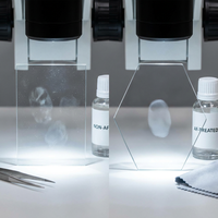Panneau personnalisé à haute transmission 2,0 mm pour instruments, revêtement anti-reflet (AG), panneaux en verre trempé optique