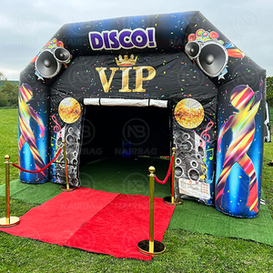 Negro portátil LED Disco inflable <span class=keywords><strong>club</strong></span> nocturno tienda Pop Up <span class=keywords><strong>Night</strong></span> <span class=keywords><strong>Club</strong></span> fiesta tienda para ventas - Product Image 3
