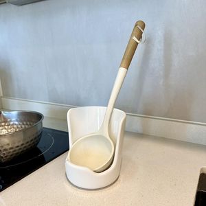 Support de cuillère en plastique à clipser pour ustensiles de cuisine, égouttoir pour rangement d'outils de cuisson - Product Image 4