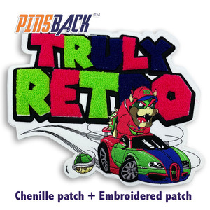 Design d'usine personnalisé Lettres colorées Noël <span class=keywords><strong>Mickey</strong></span> Iron-on Jogger Set Chenille Brodé Badges Patches pour Trucker Hat - Product Image 6