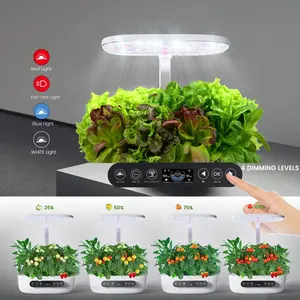 LED Indoor garden kit Harvest Hydroponic growing system 24W Automate Indoor Garden click and grow herb and vegetable garden