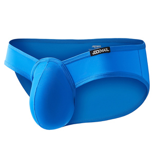 Calzoncillos bóxer de cintura baja para hombre, ultrafinos, de punto, de seda helada y nailon, transpirables, antibacterianos, con bolsa grande y realce, que moldean el cuerpo y la cintura. - Product Image 5