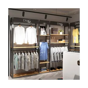 Modern Small Decoration Clothes Stores Fitting Retail Garment Shop Interior Design