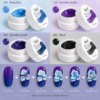 Nouveauté pour la poudre acrylique, gel UV pour nail art, gel de sculpture 4D avec durcissement UV LED, longue durée