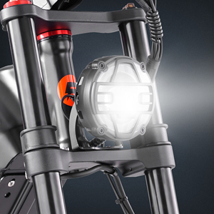 Eu Warehouse Eahora Romeo II Custom Big Motor 52v 60ah Electric Bike Long Range E Bike 26" Fatire Electric <b>Bicycle</b> Adults - Product Image 5