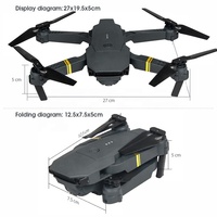 FPV deux caméras téléphone APP télécommande jouet Drone E58 haute vitesse aérien Selfie Mini Drone WiFi RC caméra Quadcopter jouets