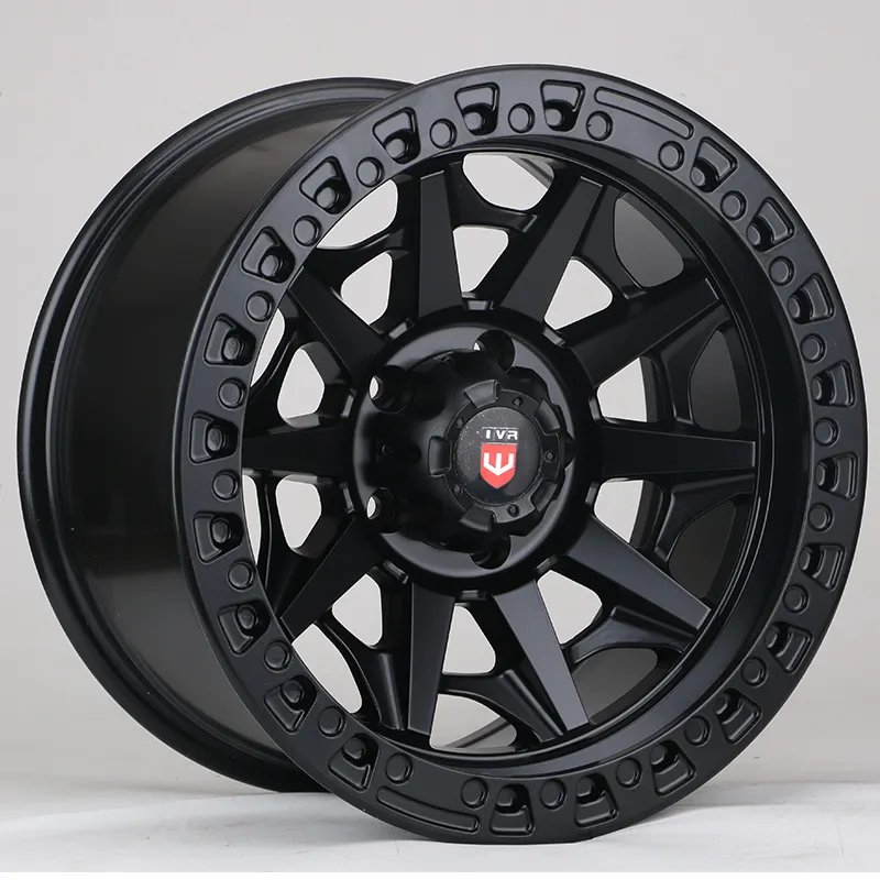 17 * 9j Inch Off-Road Gemodificeerde Verbeterde Wiel Suv 4X4 Zwart 6*139.7 Vintage Mesh concave Ontwerp 5*127