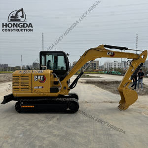 Mini pelleteuse Caterpillar 305.5E 305.5E2 d'occasion pour pelle à chat avec composants centraux, moteur et boîte de vitesses - Product Image 1