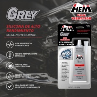 Mastic silicone gris RTV My Chemical pour applications intensives