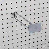 Crochet de sécurité triangulaire résistant à la rouille et à l'humidité, accessoires pour panneau perforé Azar, crochets pour gondole