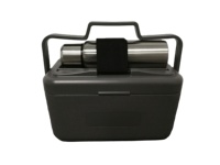 Ensemble de glacières isothermes rigides de 9 L avec bouteille isotherme en acier inoxydable, glacière portable pour aliments, pique-nique et camping