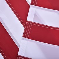 Drapeau américain 3x5 pieds, grand drapeau américain résistant au vent avec étoiles brodées, rayures cousues, œillets en laiton, durable pour l'extérieur