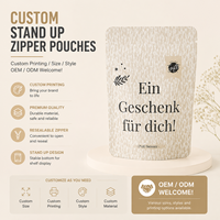 Sachet personnalisé à fermeture éclair pour impression numérique – Pochette refermable pour chocolats, bonbons durs et friandises