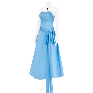 Costume da Principessa Blu Sexy per Donna, Set con Abito Slip, per Cosplay di Halloween, Vendita all'Ingrosso - Product Image 5