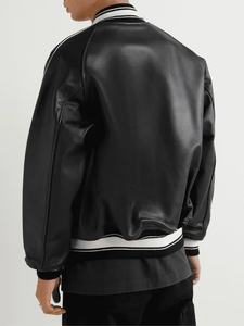 Chaqueta de Cuero Genuino para Hombre, Estilo Urbano, Invierno, Marca Trex Exports, Diseño Personalizable, Color Marrón, Talla 6XL, Servicio OEM - Product Image 3