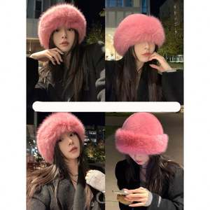 Sombreros de Piel Rusos de Diseño Nuevo y Moderno, Sombreros de Piel de Invierno de Alta Calidad para Mujer que Mantienen el Calor - Product Image 5