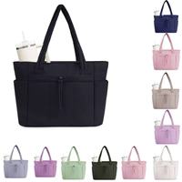 Tas Tote Wanita Ringan dan Lembut, Tas Tote Berlapis Multi-Kompartemen Trendi untuk Perjalanan Jarak Pendek, Grosir