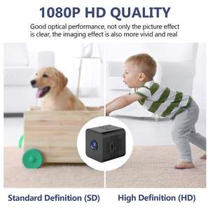 Caméra de sécurité sans fil miniature X1 1080P, caméra portable pour la maison, pour animaux de compagnie et bébés, avec détection de mouvement PIR, vision nocturne, contrôle par application - Product Image 5