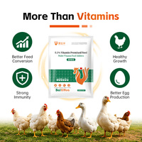 Additif alimentaire multivitaminé pour poulets de chair et poules pondeuses, favorisant une croissance saine