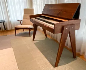 ขาตั้งเปียโนไม้เนื้อแข็งสำหรับอุตสาหกรรม ขาตั้งคีย์บอร์ดดิจิตอลขนาดใหญ่ ขาตั้งคีย์บอร์ดเปียโนสำหรับเด็ก โต๊ะวางคีย์บอร์ด - Product Image 1